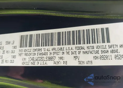 2013 Jeep Wrangler Unlimited Sahara from USA, damaged, VIN 1C4BJWEG5DL538857